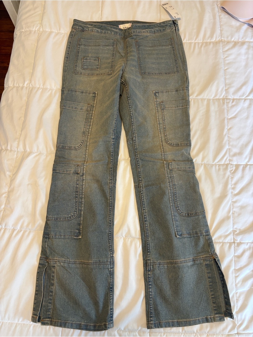 Urban Outfitters Wide-Leg Cargo Jeans